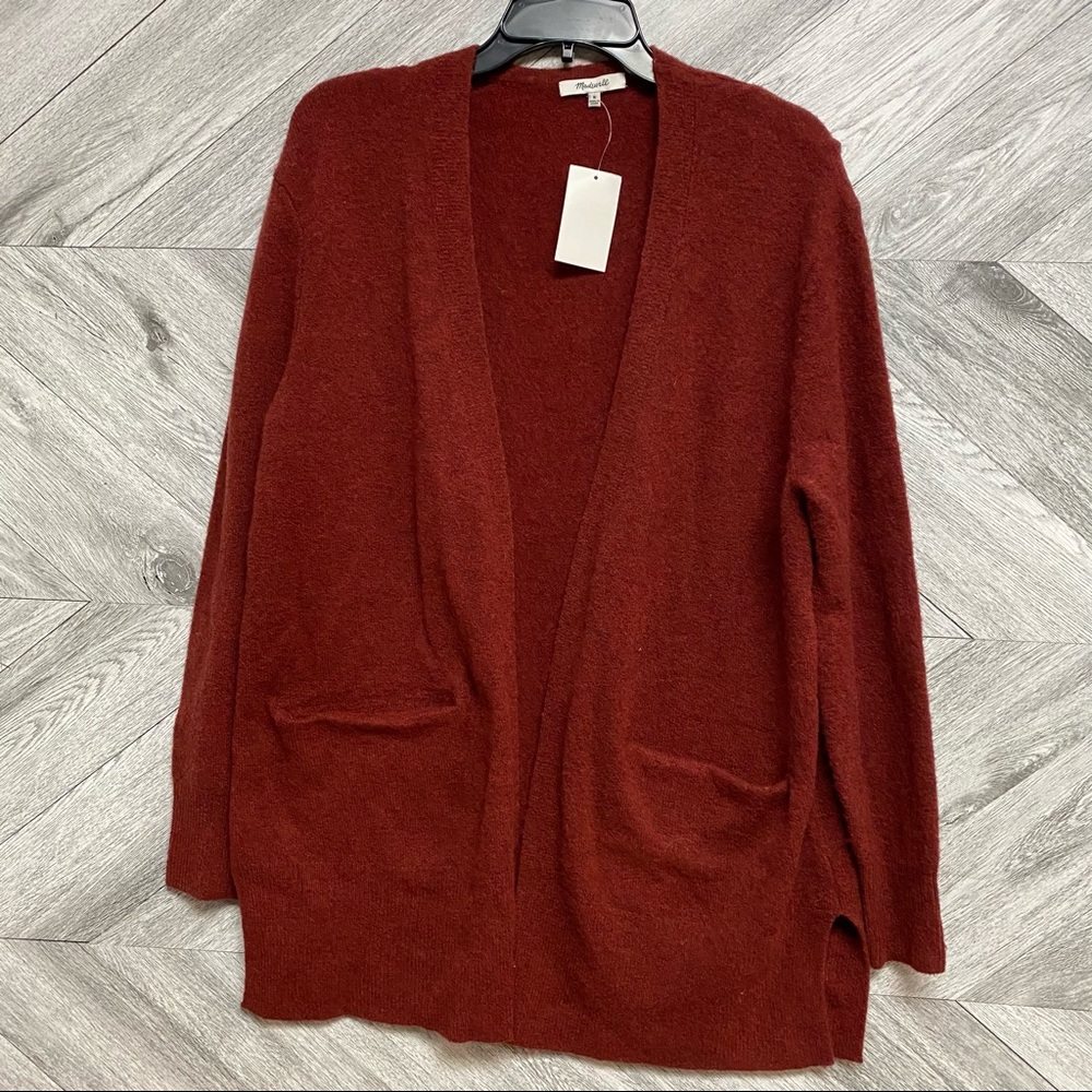 Madewell | Kent Cardigan In Heathered Clay Size M